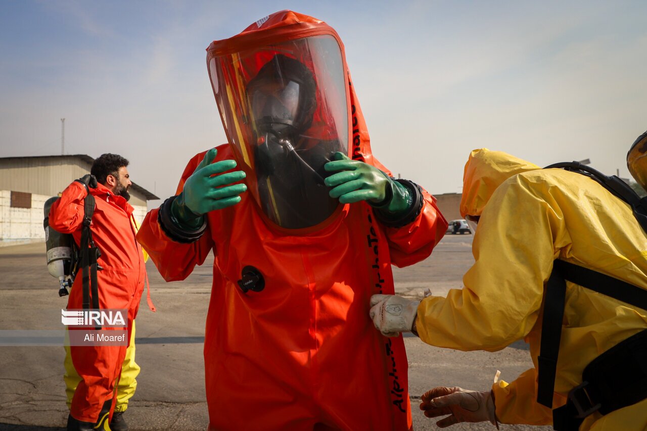 تصاویر: رزمایش ترکیبی مدیریت بحران و پدافند غیرعامل