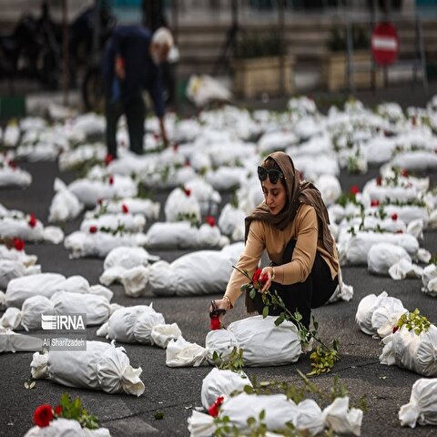 تصاویر: چیدمان «سمفونی کشته گان»