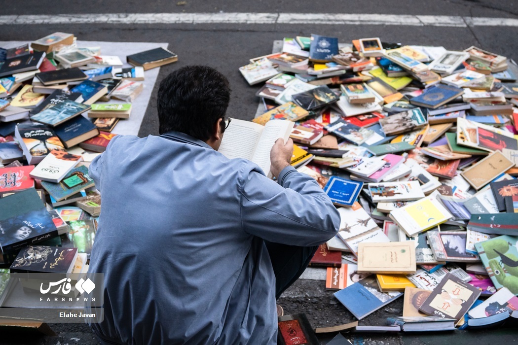 تصاویر: «گذرگاه کتاب» در پیاده راه انقلاب