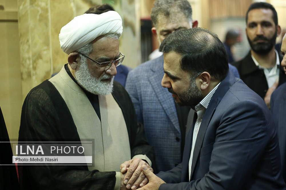 تصاویر: مراسم ترحیم همسر منتظری، رئیس دیوان عالی