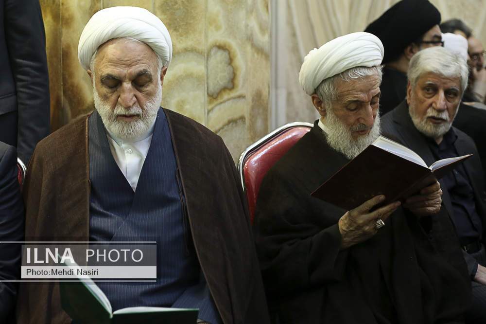 تصاویر: مراسم ترحیم همسر منتظری، رئیس دیوان عالی