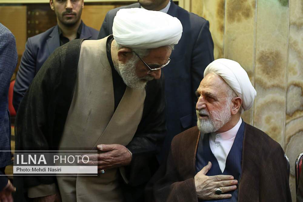 تصاویر: مراسم ترحیم همسر منتظری، رئیس دیوان عالی