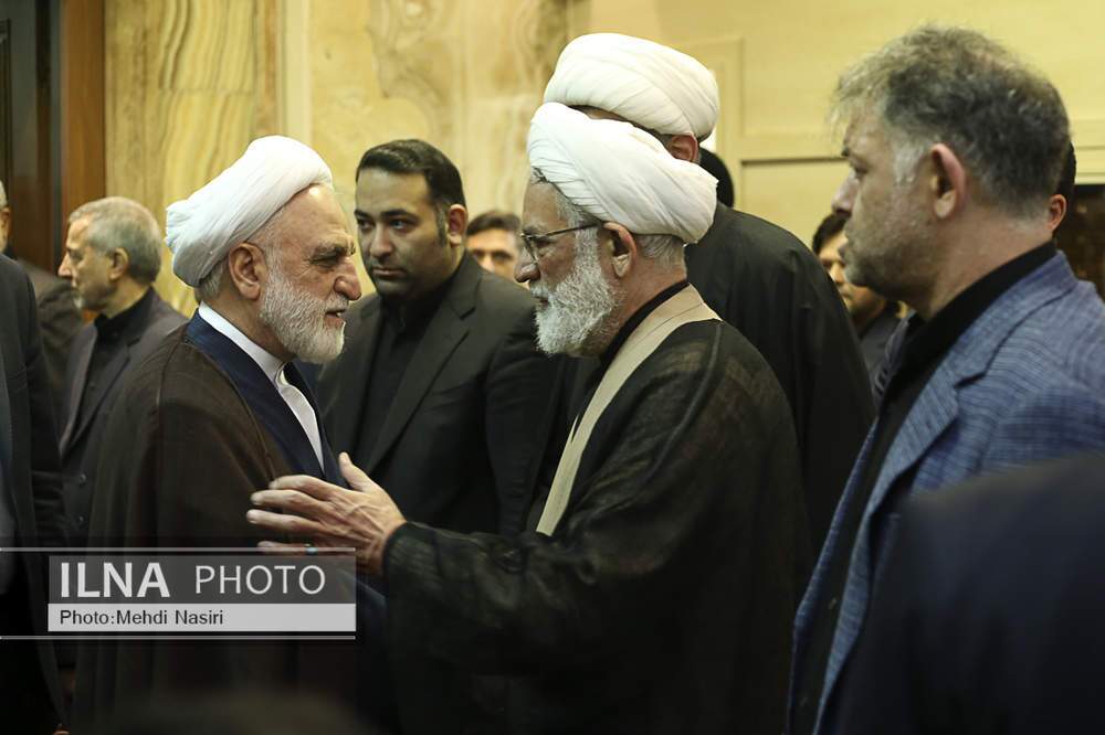 تصاویر: مراسم ترحیم همسر منتظری، رئیس دیوان عالی