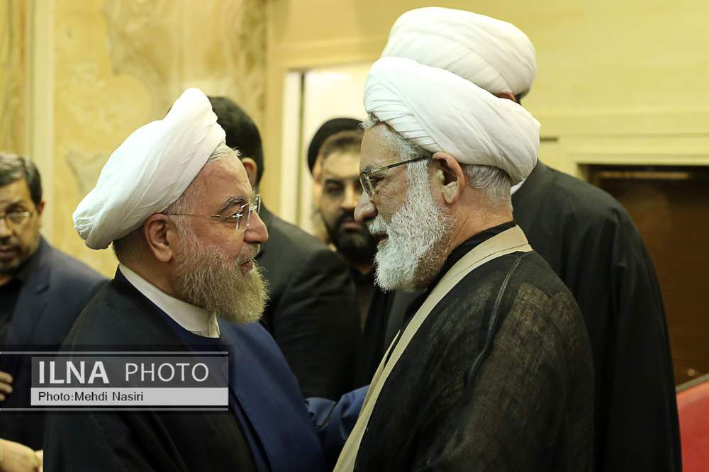 تصاویر: مراسم ترحیم همسر منتظری، رئیس دیوان عالی