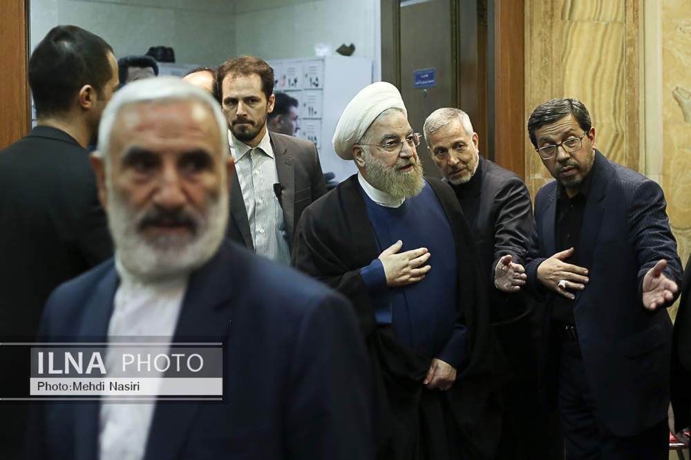 تصاویر: مراسم ترحیم همسر منتظری، رئیس دیوان عالی