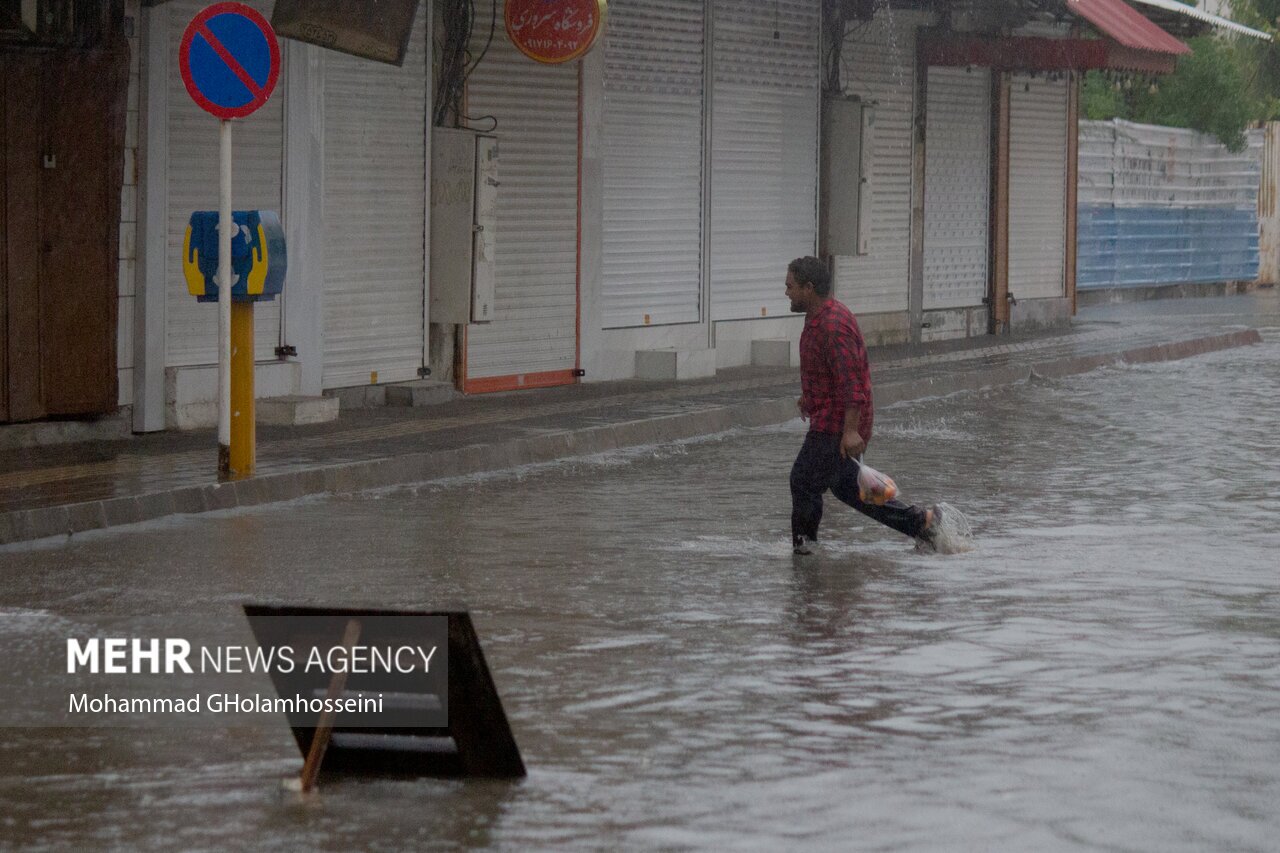 تصاویر: بوشهر بار دیگر زیر باران غرق شد