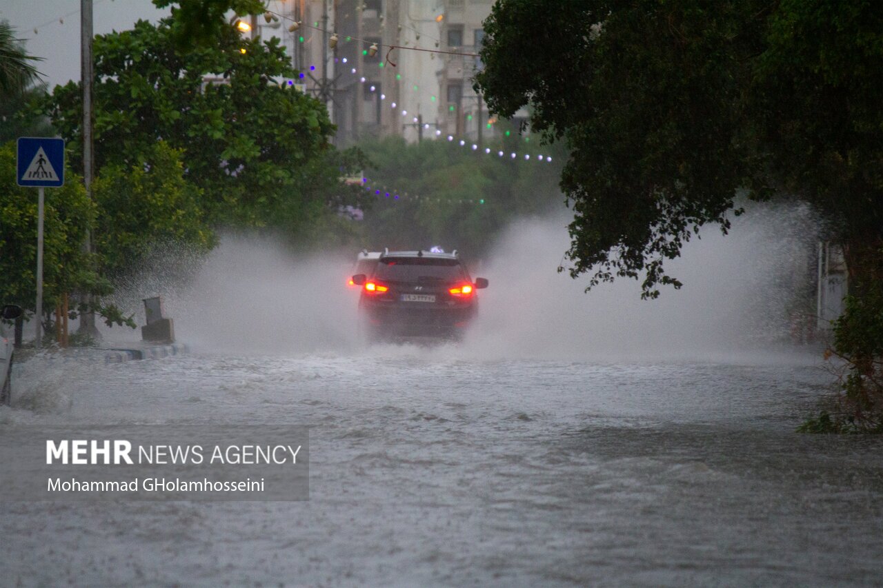 تصاویر: بوشهر بار دیگر زیر باران غرق شد
