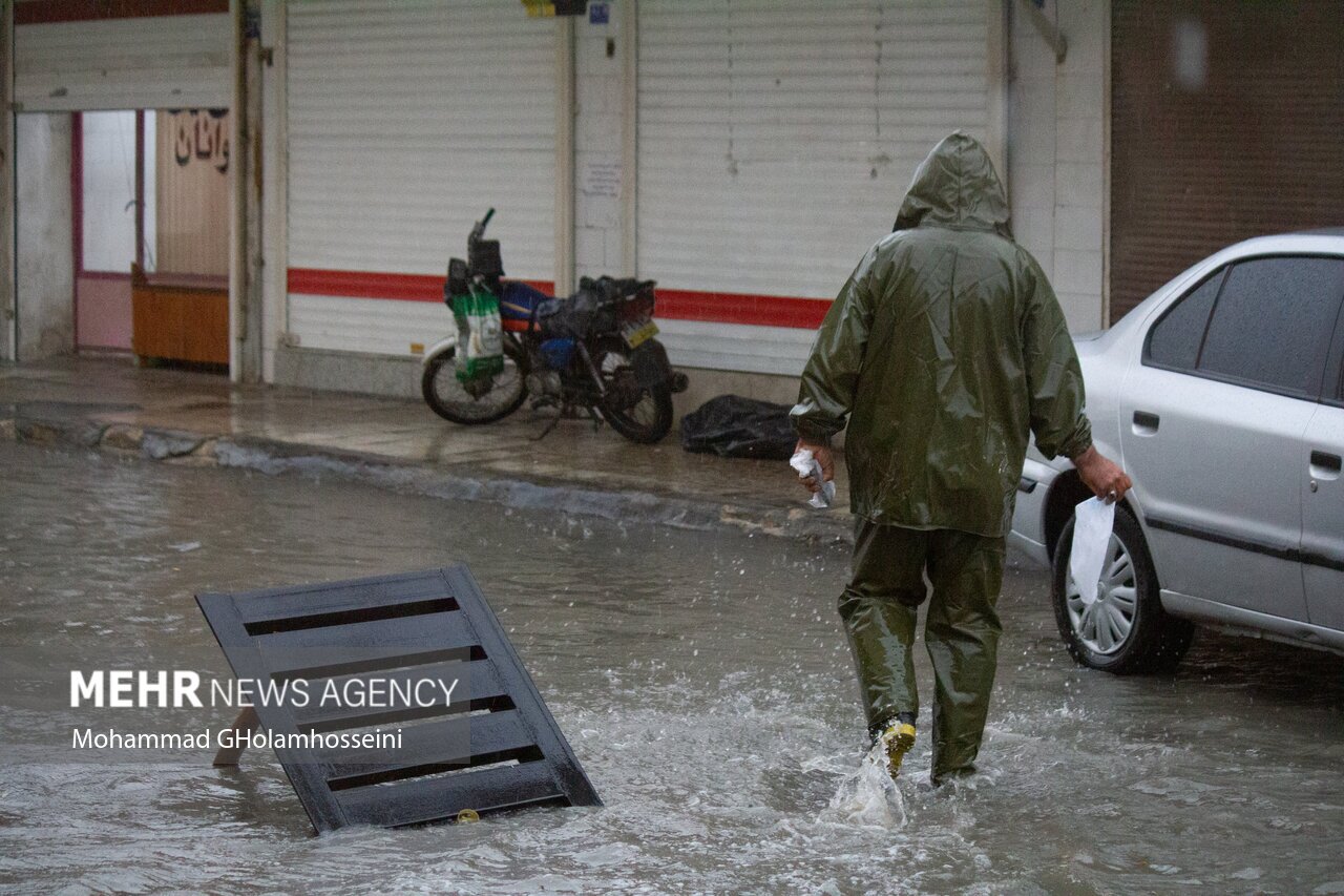 تصاویر: بوشهر بار دیگر زیر باران غرق شد