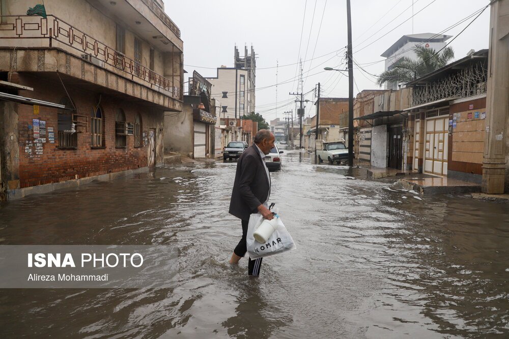 تصاویر: اهواز غرق در آب