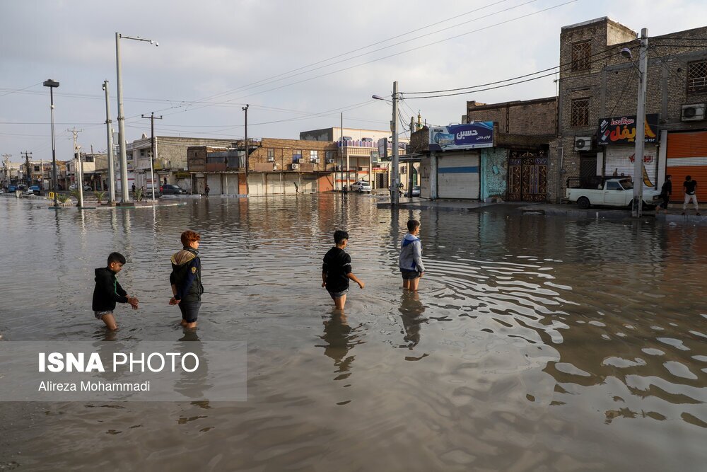 تصاویر: اهواز غرق در آب