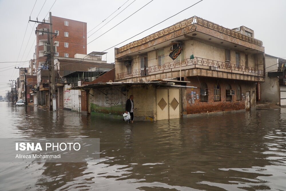 تصاویر: اهواز غرق در آب