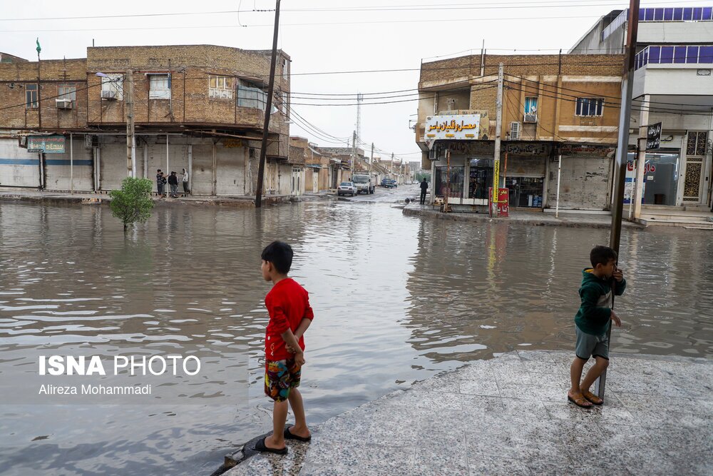 تصاویر: اهواز غرق در آب