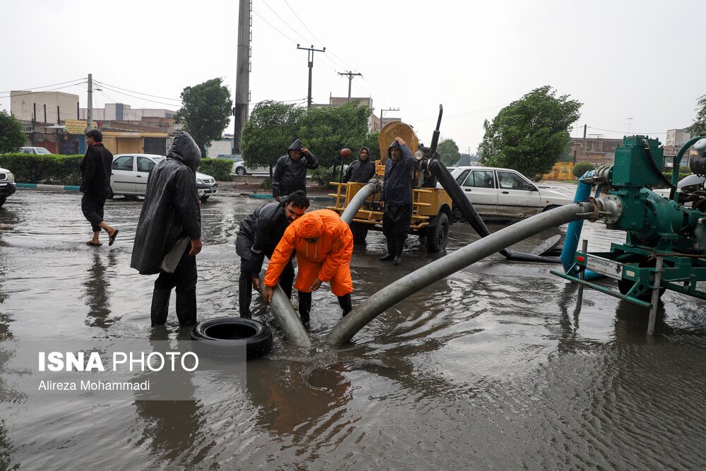 تصاویر: اهواز غرق در آب