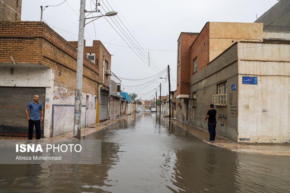 تصاویر: اهواز غرق در آب