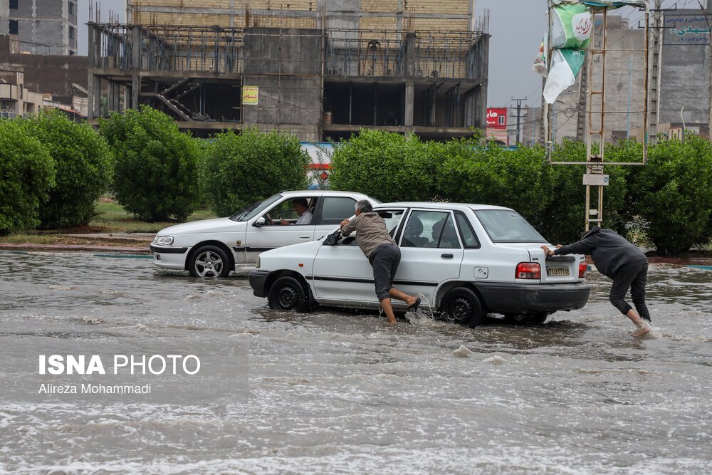 تصاویر: اهواز غرق در آب