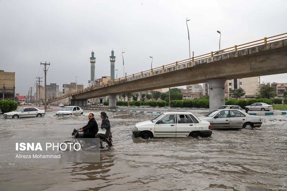 تصاویر: اهواز غرق در آب
