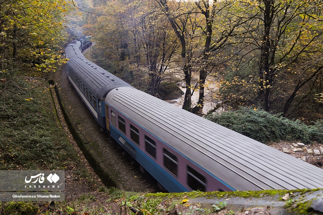 تصاویر: پاییز «راه آهن شیرگاه» مازندران