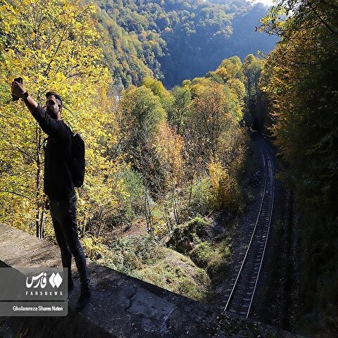 تصاویر: پاییز «راه آهن شیرگاه» مازندران