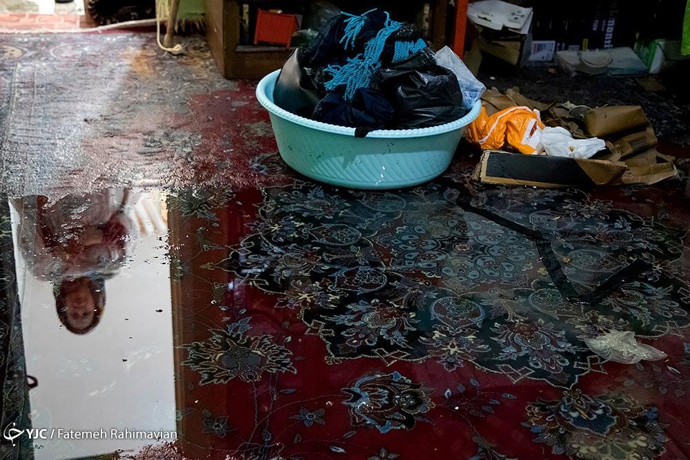 تصاویر: خسارات سیلاب و آبگرفتگی به شهروندان سربندر