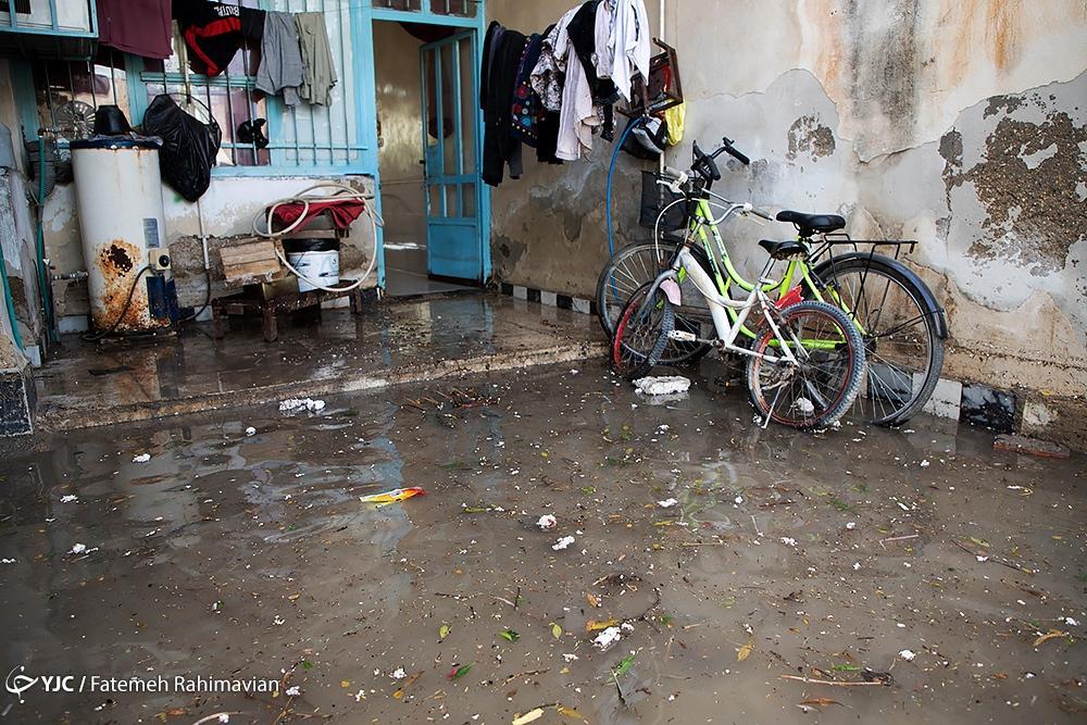 تصاویر: خسارات سیلاب و آبگرفتگی به شهروندان سربندر