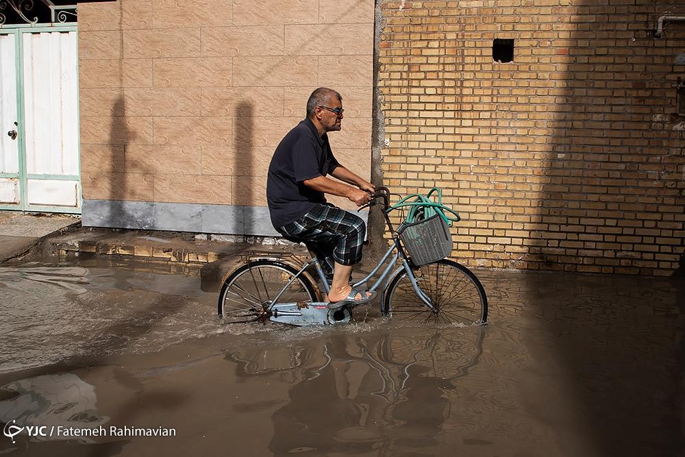 تصاویر: خسارات سیلاب و آبگرفتگی به شهروندان سربندر