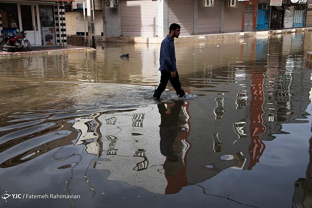 تصاویر: خسارات سیلاب و آبگرفتگی به شهروندان سربندر