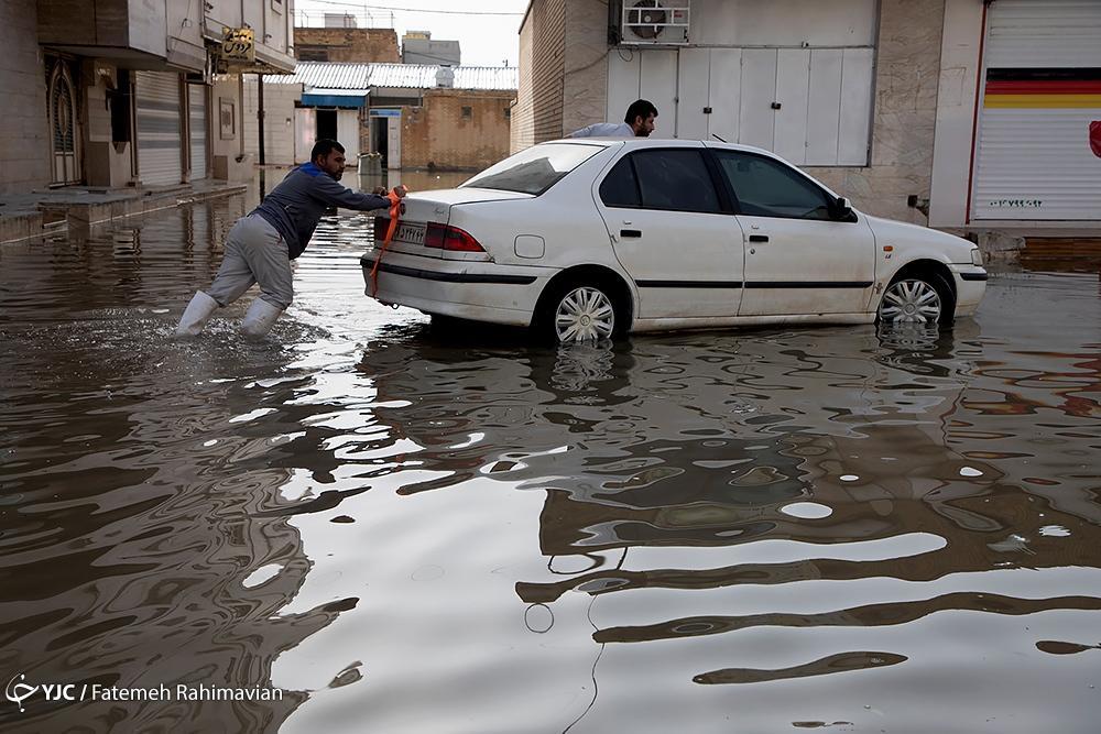 تصاویر: خسارات سیلاب و آبگرفتگی به شهروندان سربندر