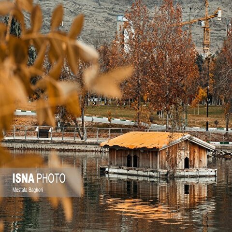 تصاویر: دریاچه «کیو» خرم‌آباد در فصل پاییز