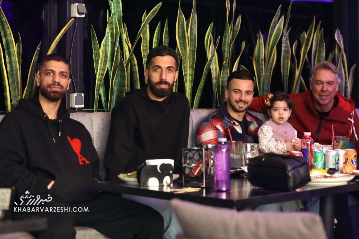 تصاویر آشتی‌کنان رسمی درویش و گل‌محمدی / ۴۸ ساعت پس از دربی، پرسپولیسی‌ها در ضیافت ناهار شرکت کردند