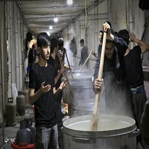 تصاویر: پُخت حَلیم نذری