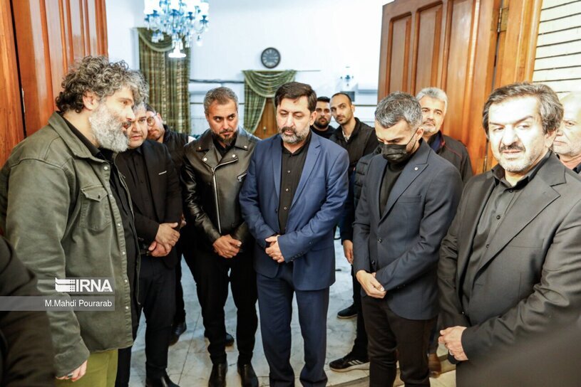 تصاویر: مراسم ترحیم مادر محمدحسین میثاقی