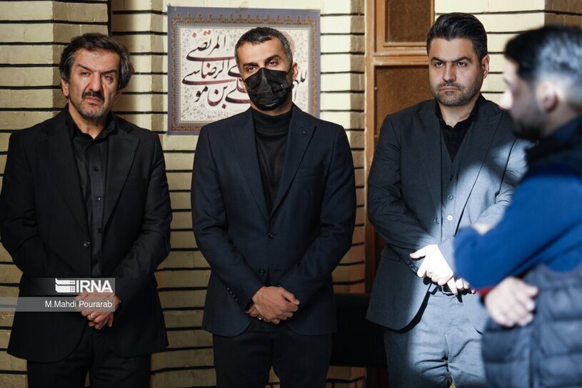 تصاویر: مراسم ترحیم مادر محمدحسین میثاقی