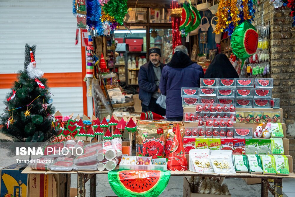تصاویر: خرید شب چله در بازار خرم آباد