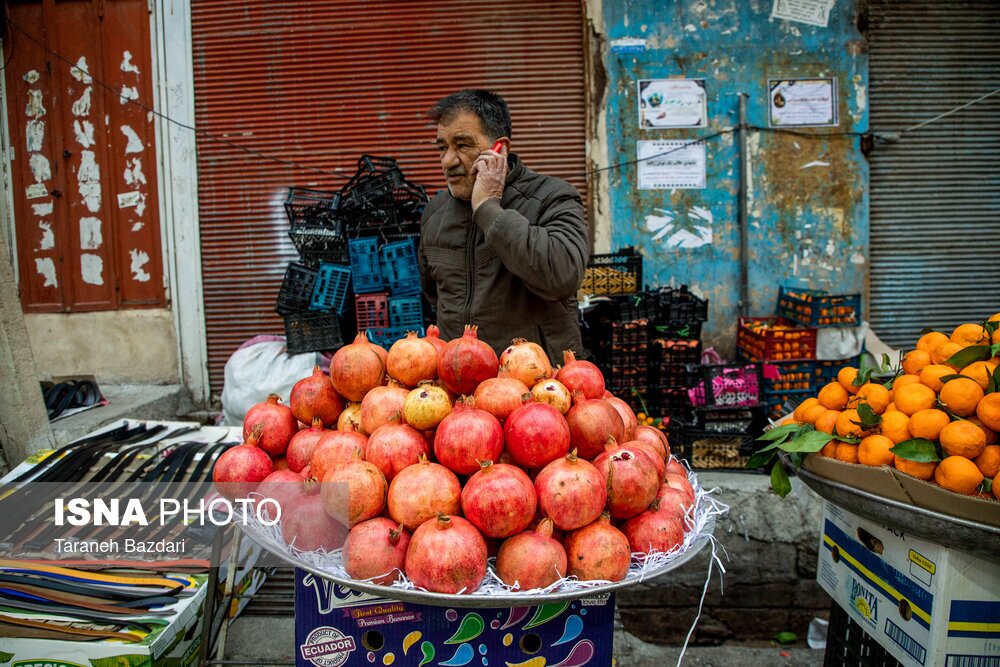 تصاویر: خرید شب چله در بازار خرم آباد