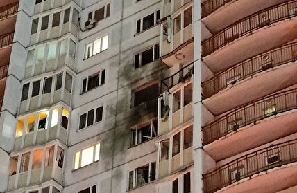 ویدیو / سقوط پهپاد اوکراین بر روی ساختمانی در شهر تولا روسیه
