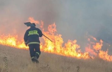 آتش سوزی در تالاب حسنلو آذربایجان غربی