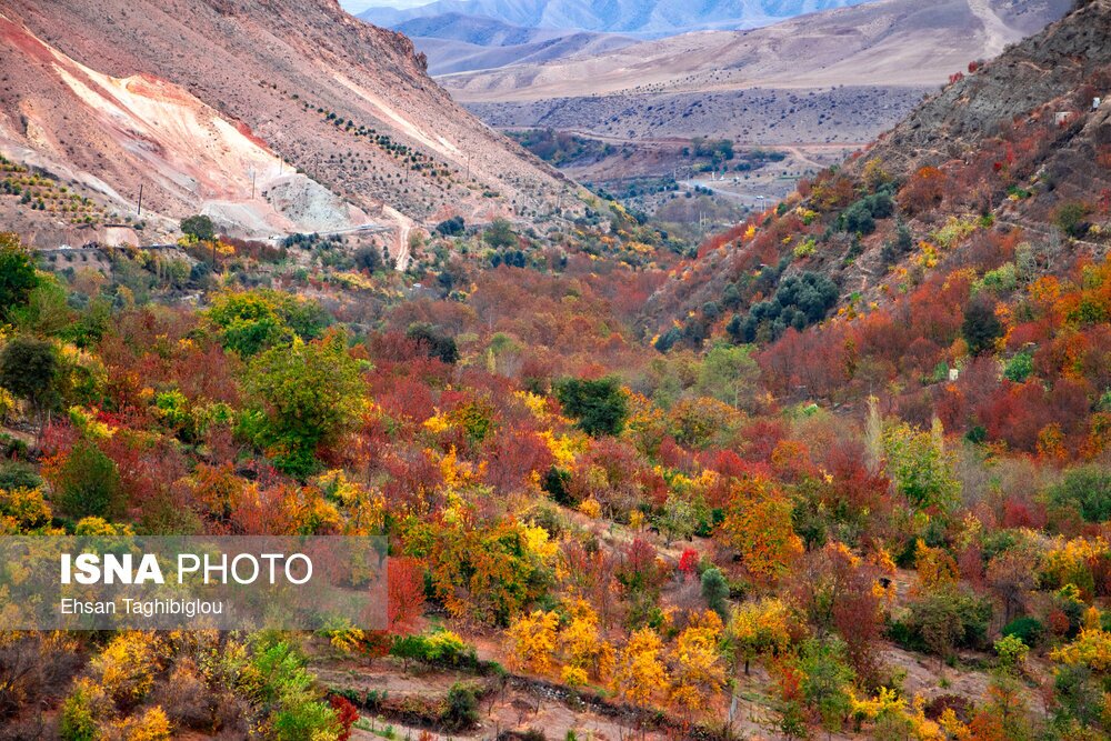 تصاویر: پاییز هزار رنگ در روستای «شیت»
