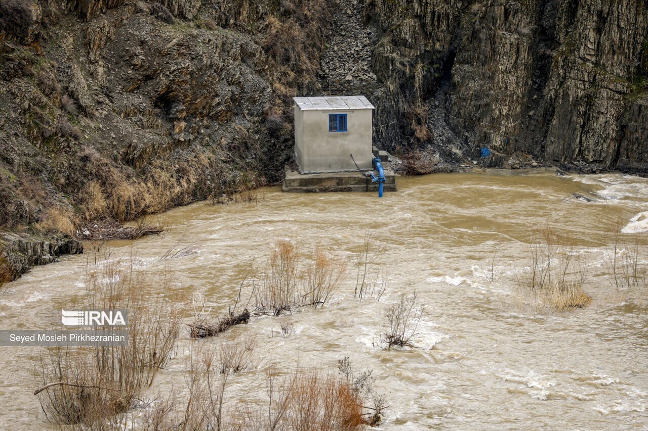 تصاویر: طغیان رودخانه های فصلی کردستان
