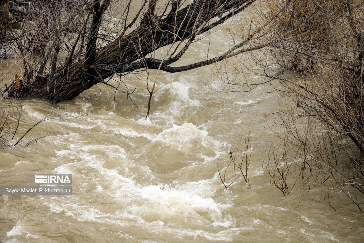 تصاویر: طغیان رودخانه های فصلی کردستان