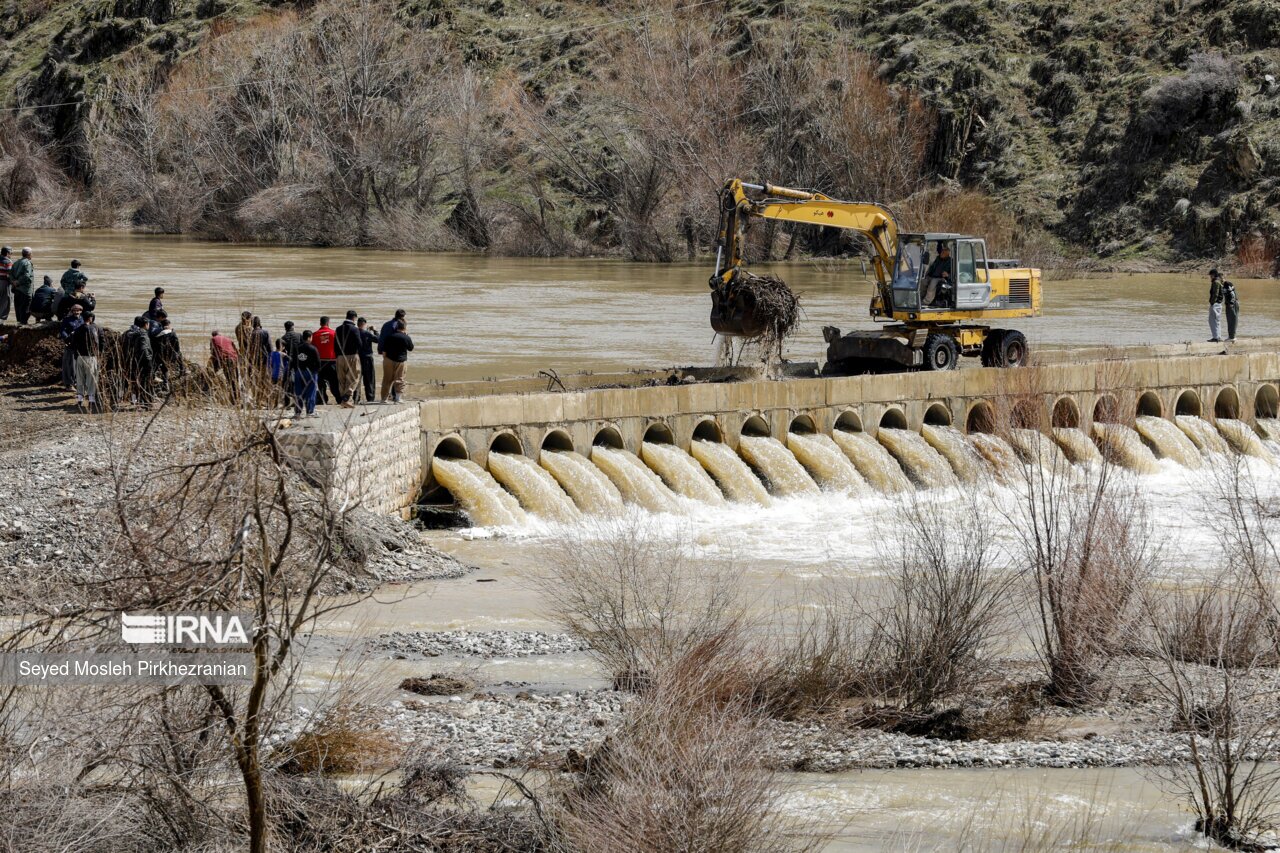 تصاویر: طغیان رودخانه های فصلی کردستان