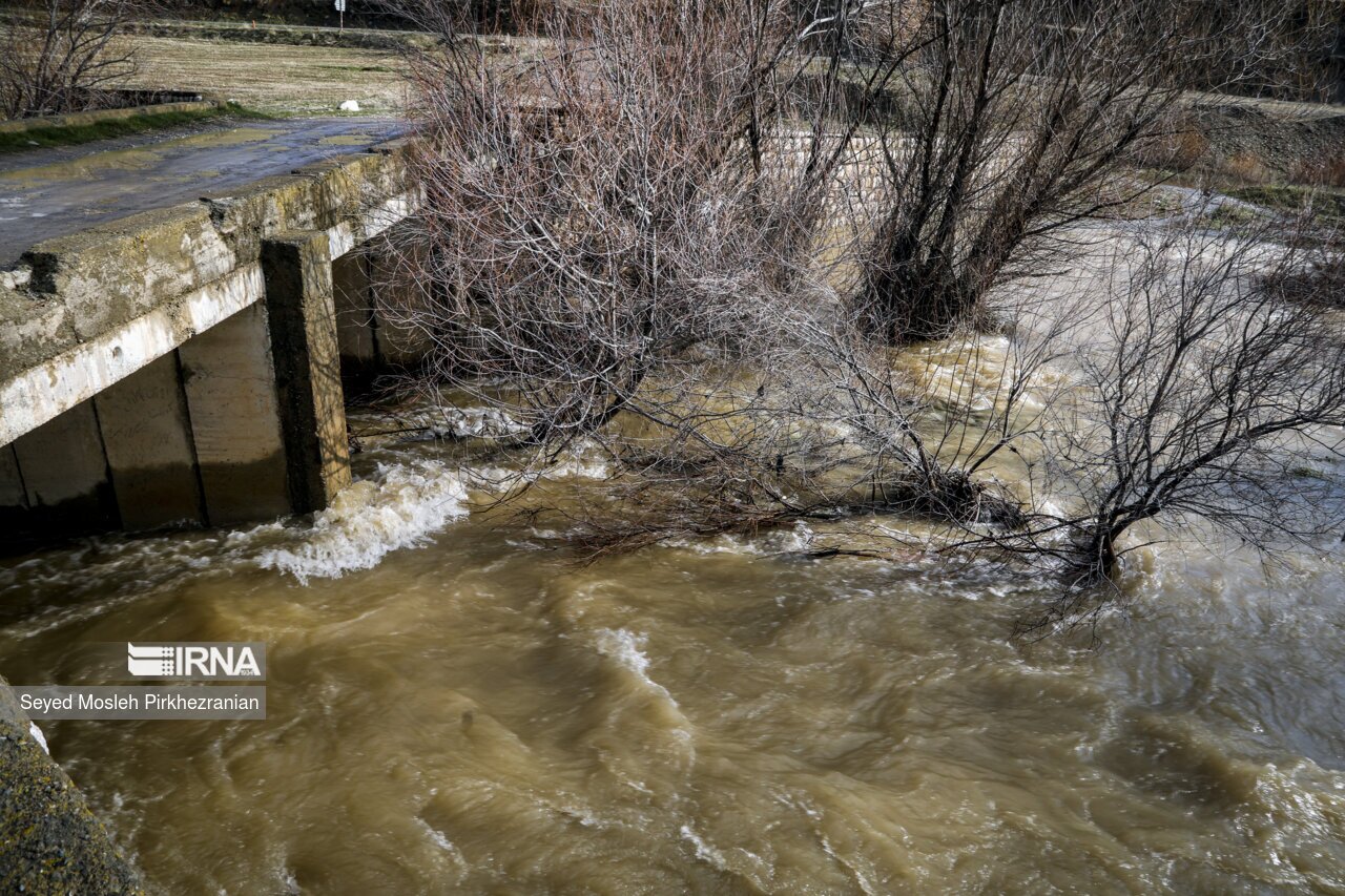 تصاویر: طغیان رودخانه های فصلی کردستان