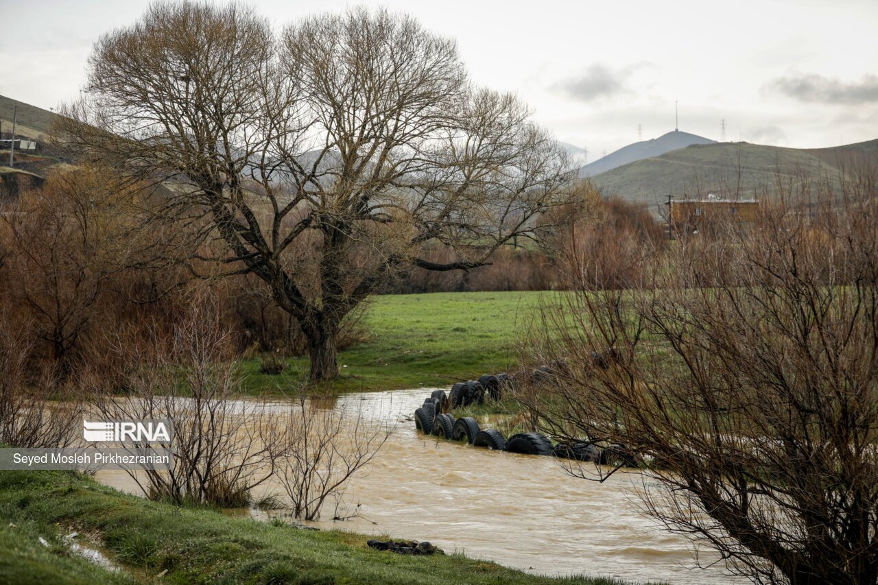 تصاویر: طغیان رودخانه های فصلی کردستان