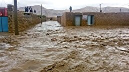 ویدیو / جاری شدن سیلاب در مناطق شمالی سمنان