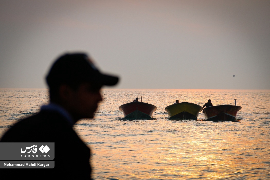 تصاویر: غروب زیبای ساحل بوشهر