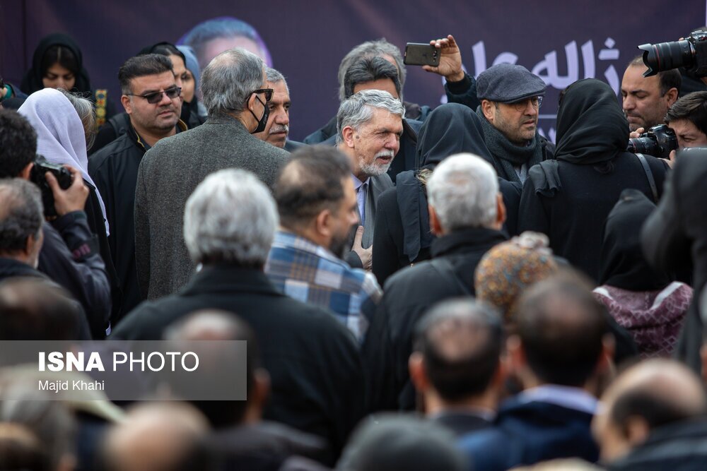 تصاویر: تشییع پیکر «ژاله علو»