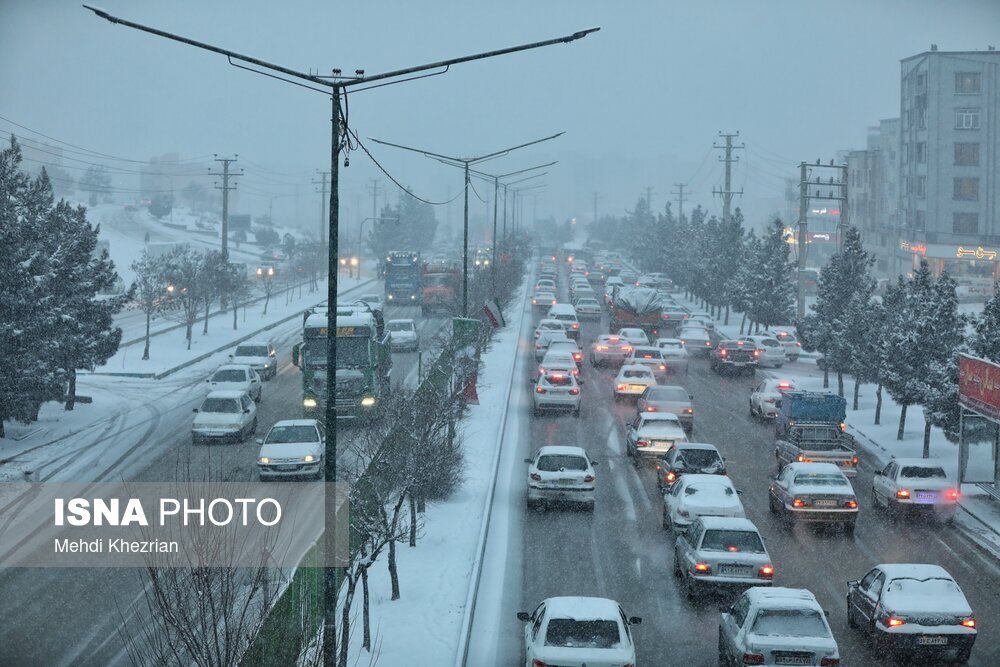 تصاویر: جلوه ی واقعی زمستان در همدان