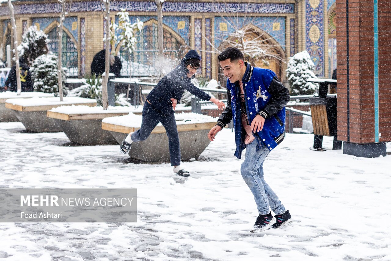 تصاویر: تهران برفی
