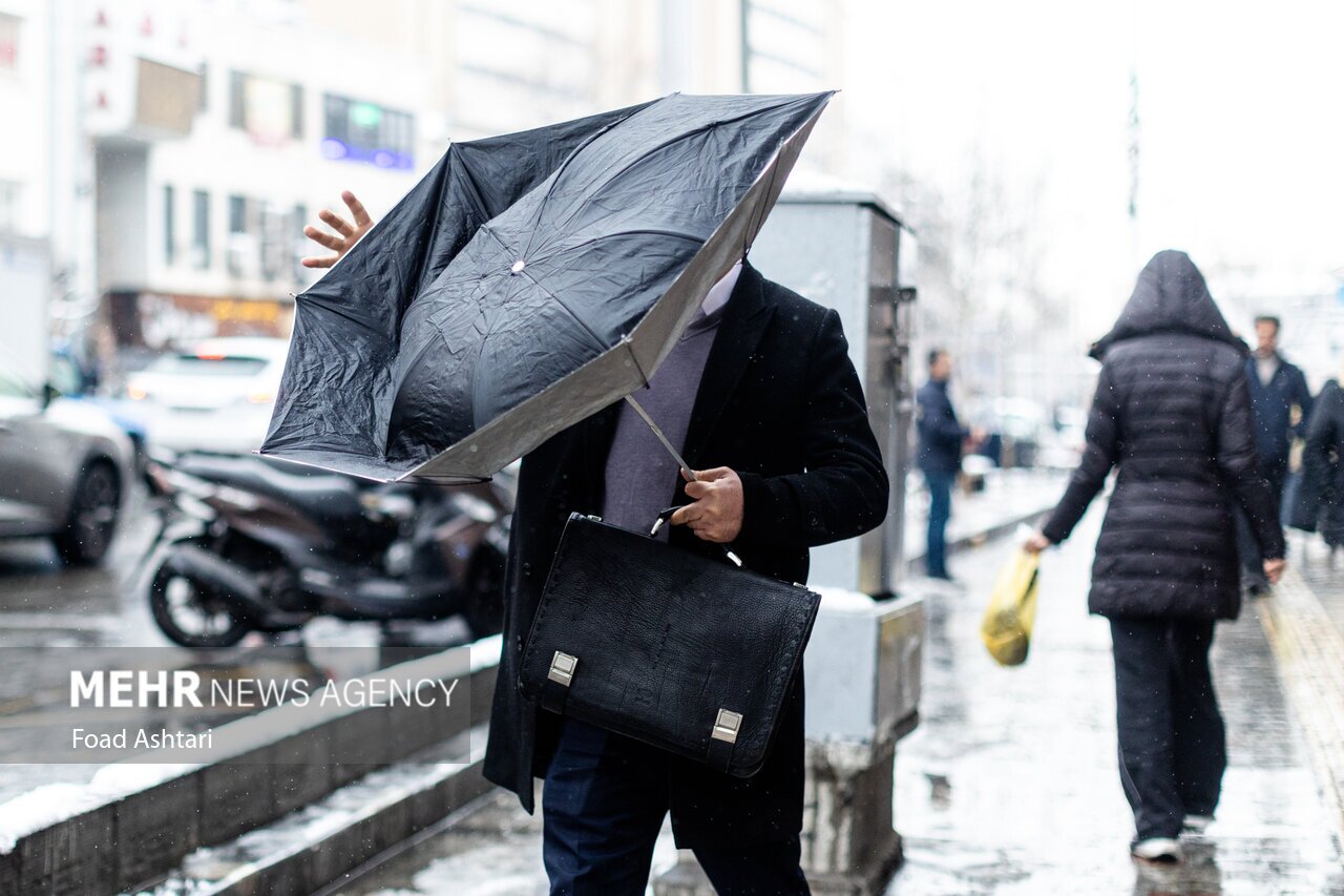تصاویر: تهران برفی