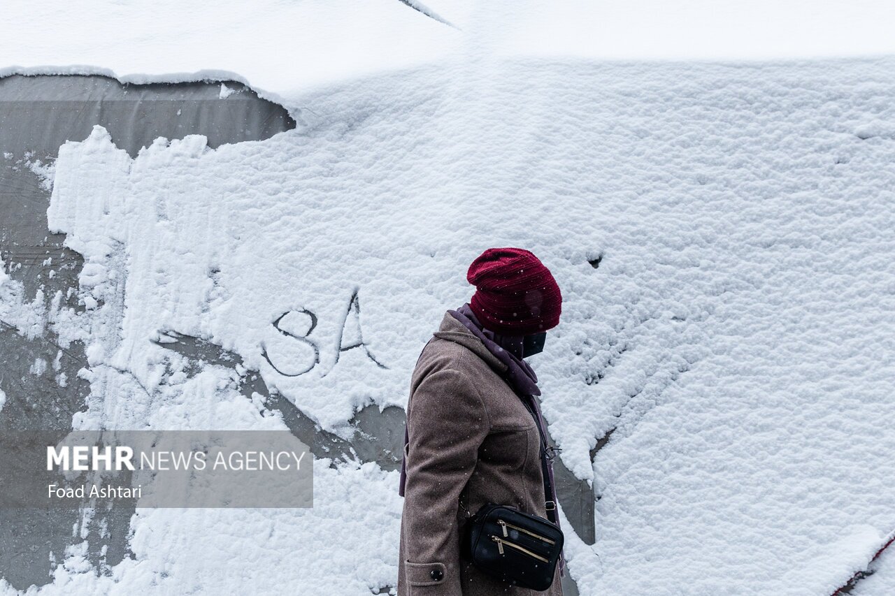 تصاویر: تهران برفی