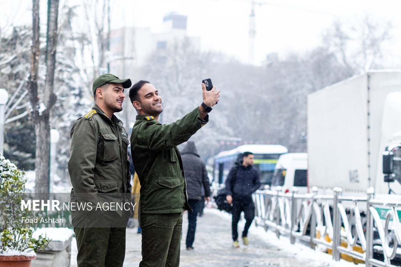 تصاویر: تهران برفی